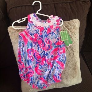 Sold!! NWT Cracked Up Coral May Bodysuit